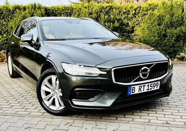 Volvo V60 cena 84400 przebieg: 117890, rok produkcji 2018 z Żukowo małe 781